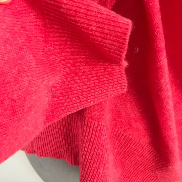 Jos A Bank Classic Collection Sz M Mens V Neck Cashmere Sweater Rose Color - Picture 8 of 9